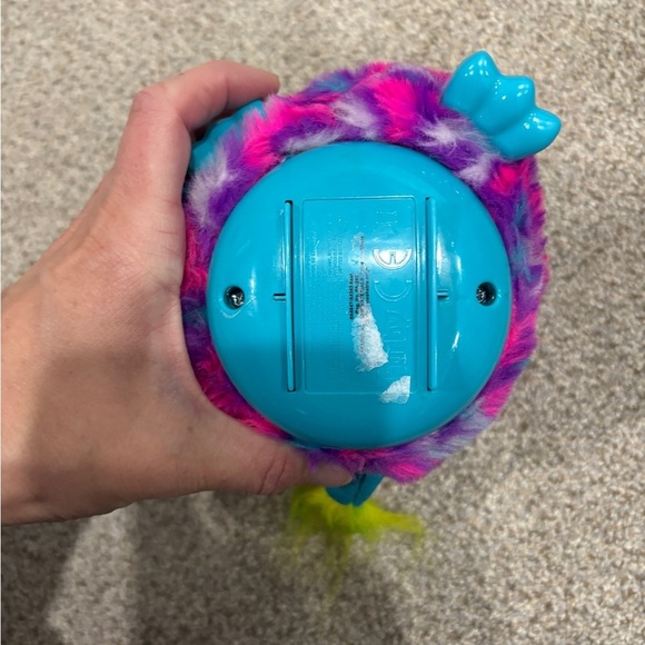 2012 Furby Purple Pink Houndstooth -Used- - Picture 2 of 4